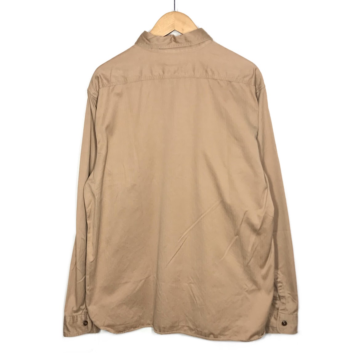 Buzz Rickson's | バズリクソンズ HERRINGBONE WORK SHIRT 長袖ワークシャツ 長袖シャツ BR26081 ベージュ【倉吉店】
