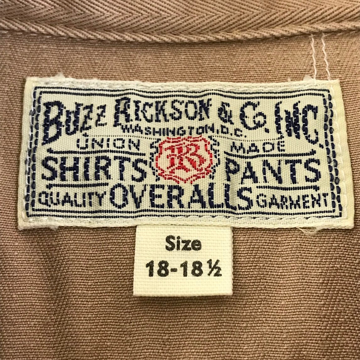 Buzz Rickson's | バズリクソンズ HERRINGBONE WORK SHIRT 長袖ワークシャツ 長袖シャツ BR26081 ベージュ【倉吉店】