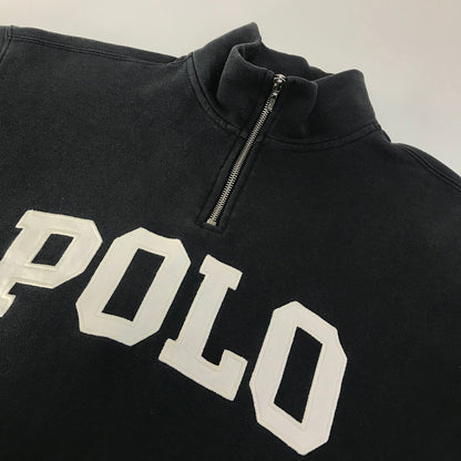 RALPH LAUREN | ラルフローレン ハーフジップ スウェット ブラック サイズ：L【倉吉店】