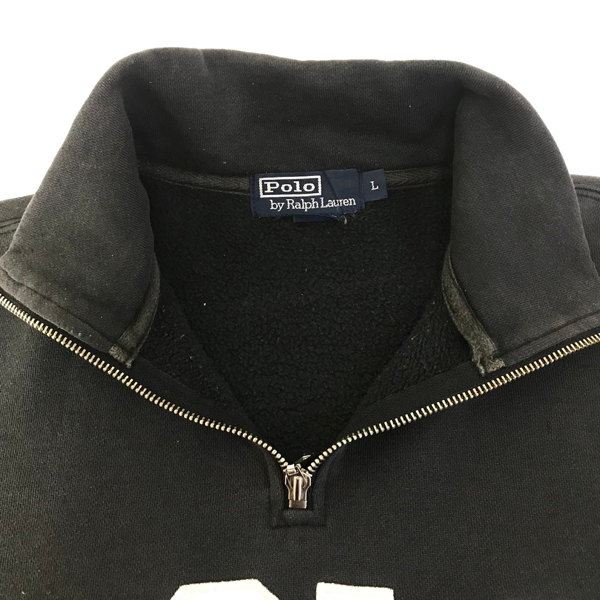 RALPH LAUREN | ラルフローレン ハーフジップ スウェット ブラック サイズ：L【倉吉店】