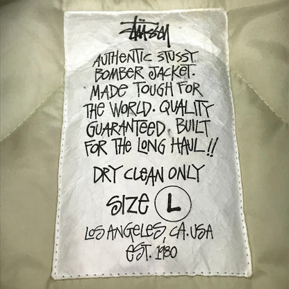 STUSSY | ステューシー BUILT REVERSIBLE BOMBER JACKET ボンバージャケット 中綿ジャケット 115743 カーキ サイズ：L【倉吉店】