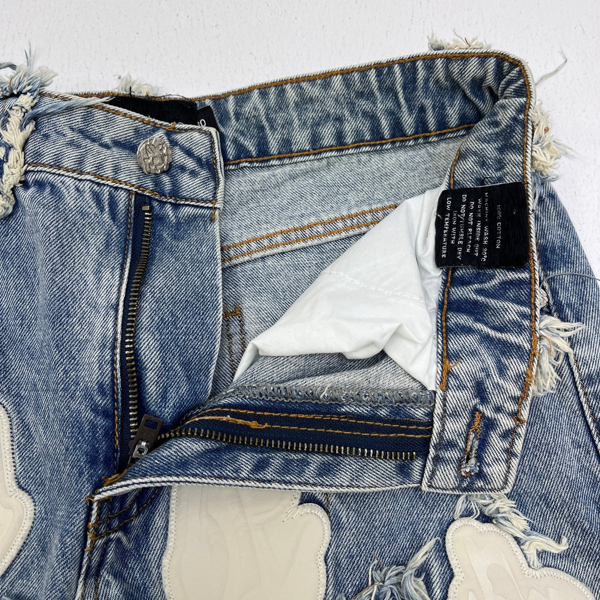 RACER WORLDWIDE Definitive Patch Jeans デニムパンツ インディゴ サイズ：30【加古川店】