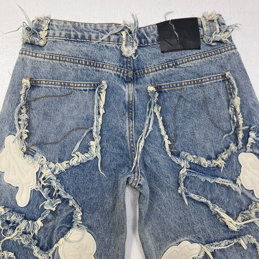 RACER WORLDWIDE Definitive Patch Jeans デニムパンツ インディゴ サイズ：30【加古川店】