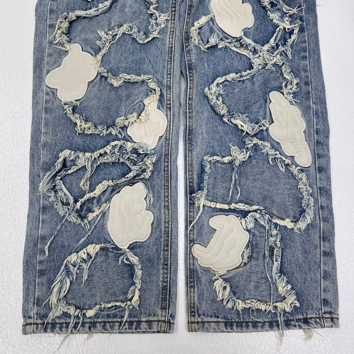 RACER WORLDWIDE Definitive Patch Jeans デニムパンツ インディゴ サイズ：30【加古川店】