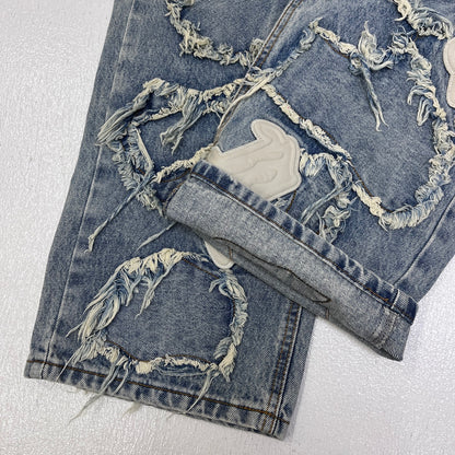 RACER WORLDWIDE Definitive Patch Jeans デニムパンツ インディゴ サイズ：30【加古川店】