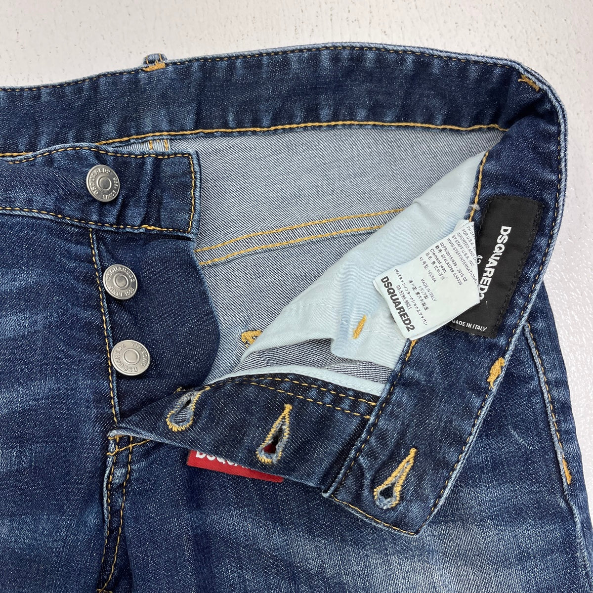 DSQUARED2 | ディースクエアード Clement Hean デニムパンツ S74LA0769 インディゴ サイズ：42【加古川店】