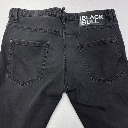 DSQUARED2 | ディースクエアード BLACK BULL SKATER JEAN デニムパンツ S74LB1282 ブラック サイズ：54【加古川店】
