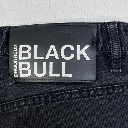 DSQUARED2 | ディースクエアード BLACK BULL SKATER JEAN デニムパンツ S74LB1282 ブラック サイズ：54【加古川店】
