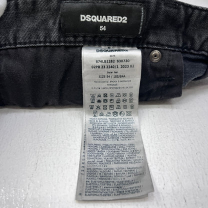 DSQUARED2 | ディースクエアード BLACK BULL SKATER JEAN デニムパンツ S74LB1282 ブラック サイズ：54【加古川店】