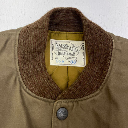 SUGAR CANE | シュガーケーン COTTON MOLESKIN DOWN JACKET ダウンジャケット SC13988 カーキ サイズ：38【加古川店】