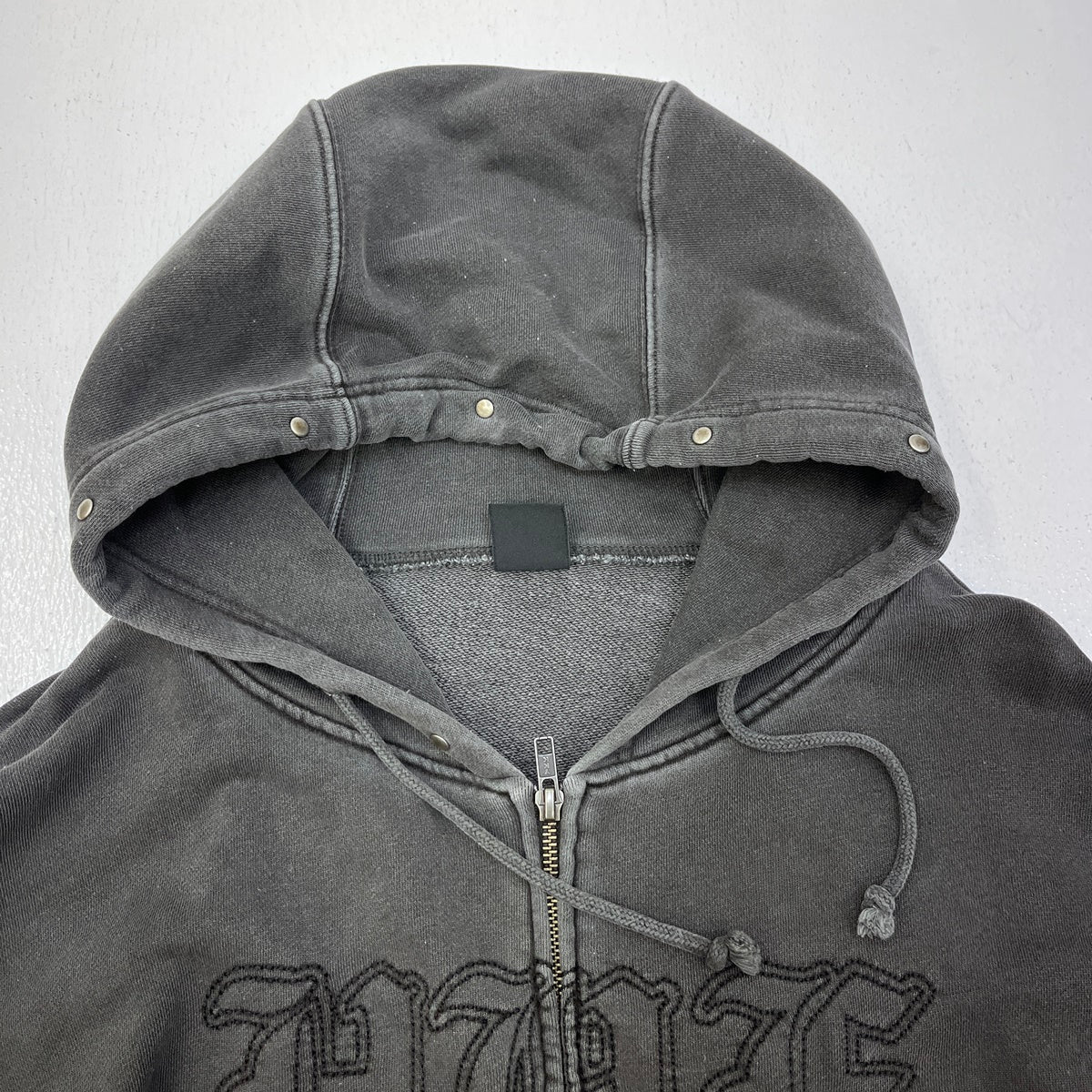 HUF | ハフ STUDDED FULL ZIP HOODIE 26SS パーカー ブラック サイズ：M【加古川店】