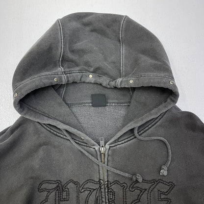 HUF | ハフ STUDDED FULL ZIP HOODIE 26SS パーカー ブラック サイズ：M【加古川店】