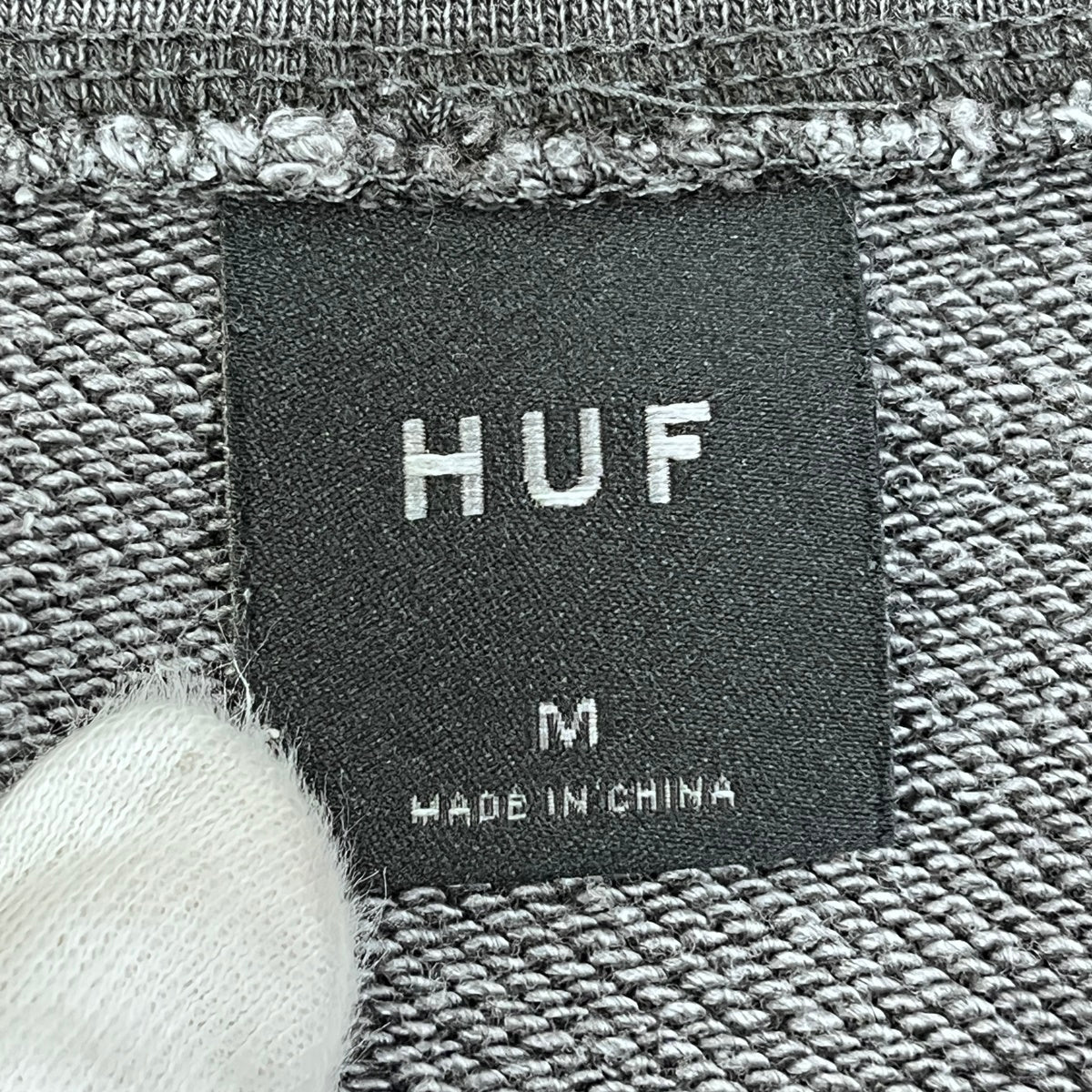 HUF | ハフ STUDDED FULL ZIP HOODIE 26SS パーカー ブラック サイズ：M【加古川店】