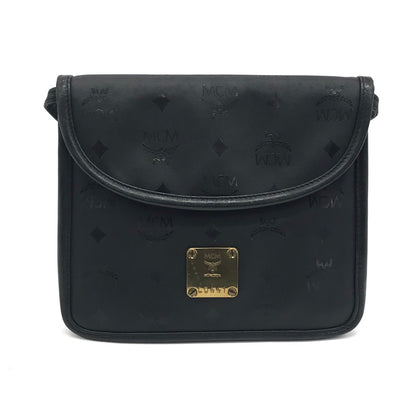 MCM | エム・シー・エム ヴィセトス柄 ショルダーバッグ ブラック【倉吉店】