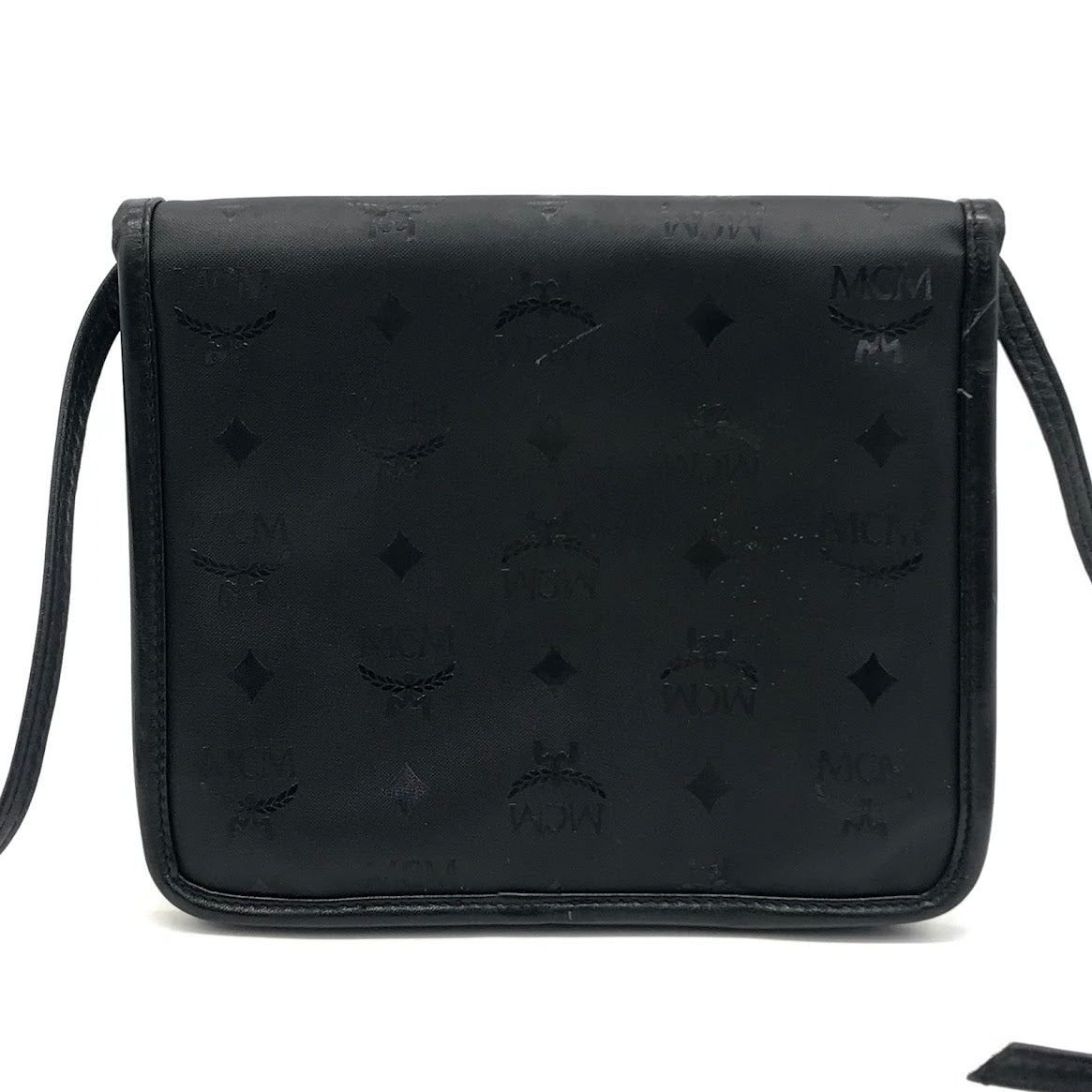 MCM | エム・シー・エム ヴィセトス柄 ショルダーバッグ ブラック【倉吉店】