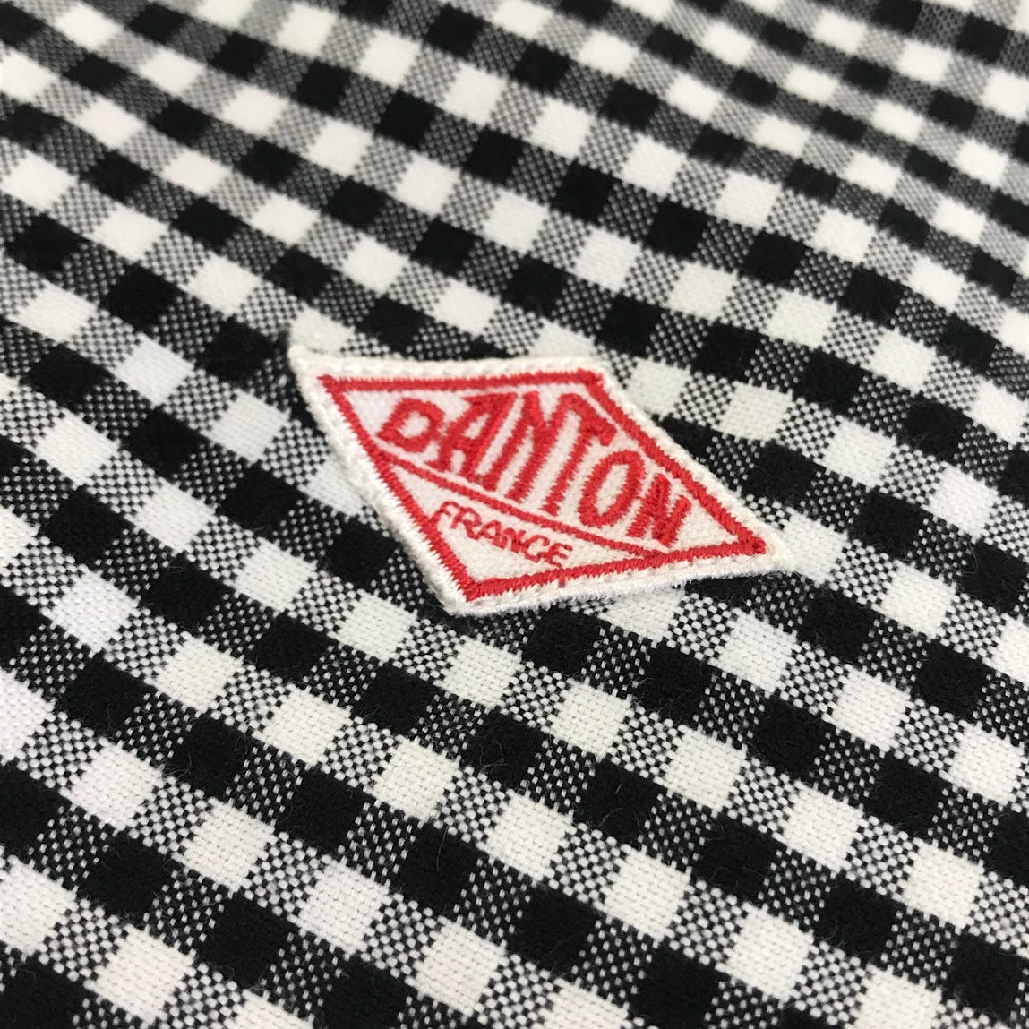 Danton | ダントン 丸襟プルオーバーシャツ チェック柄 長袖シャツ JD-3564 ブラック サイズ：36【倉吉店】