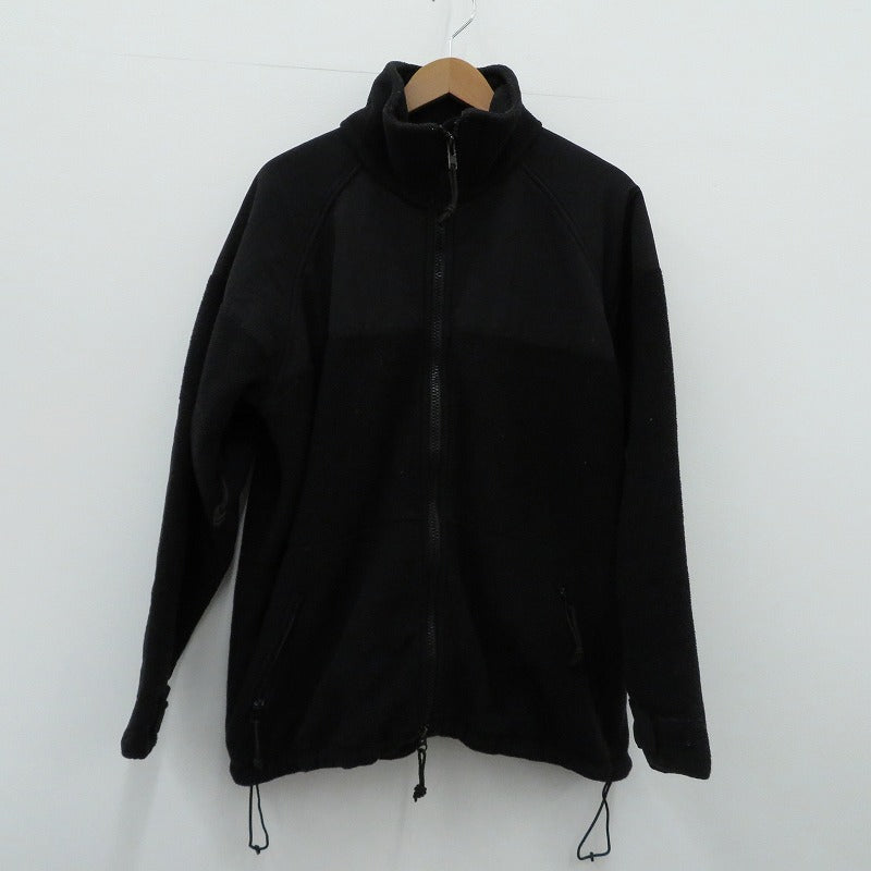 MILITARY衣料 | ミリタリーイリョウ DSCP ECWCS ﾌﾘｰｽJKT その他トップス ブラック サイズ：L【瀬戸大橋店】