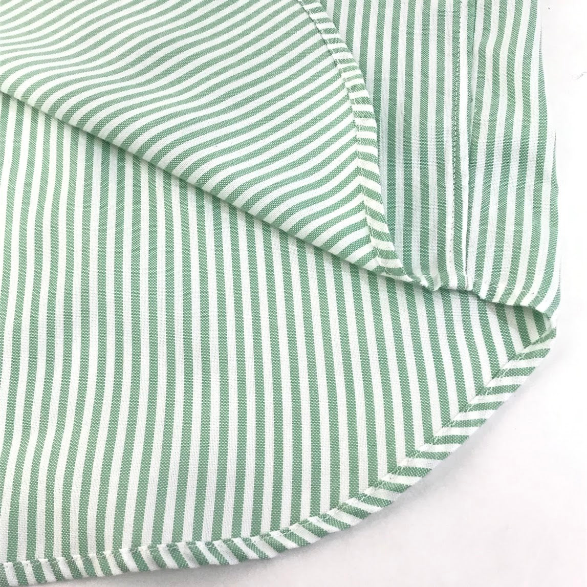 DAIWA PIER39 | ダイワピア TECH BUTTON DOWN SHIRTS L/S OXFORD ストライプ柄 長袖シャツ BE-86023 グリーン×ホワイト サイズ：XL【倉吉店】