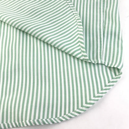 DAIWA PIER39 | ダイワピア TECH BUTTON DOWN SHIRTS L/S OXFORD ストライプ柄 長袖シャツ BE-86023 グリーン×ホワイト サイズ：XL【倉吉店】