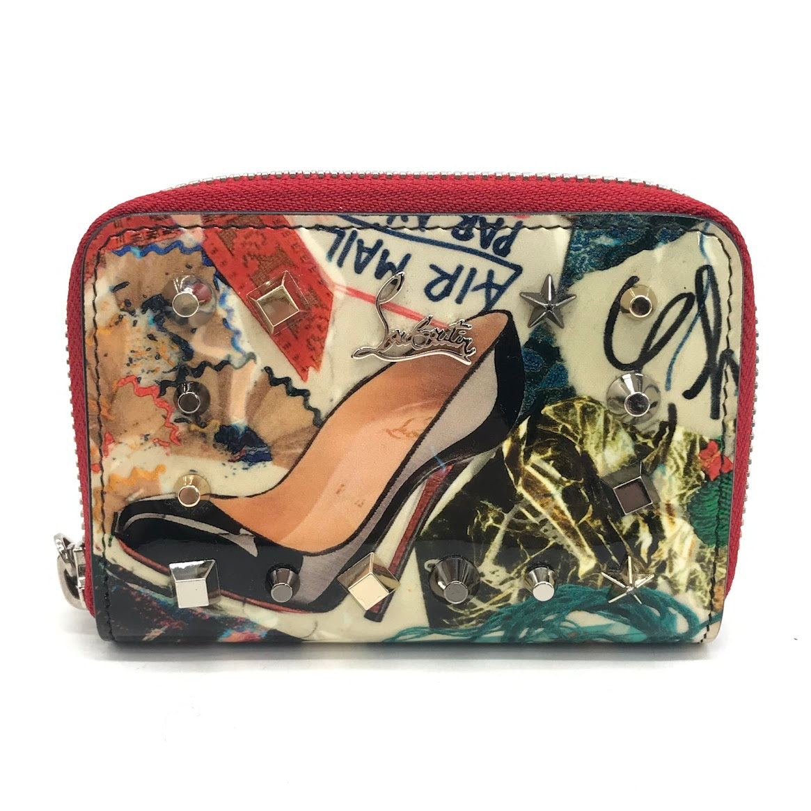 Christian Louboutin | クリスチャンルブタン PANETTONE パネトーネ マルチスタッズ パテントコインケース コインケース 3175139 マルチカラー【倉吉店】
