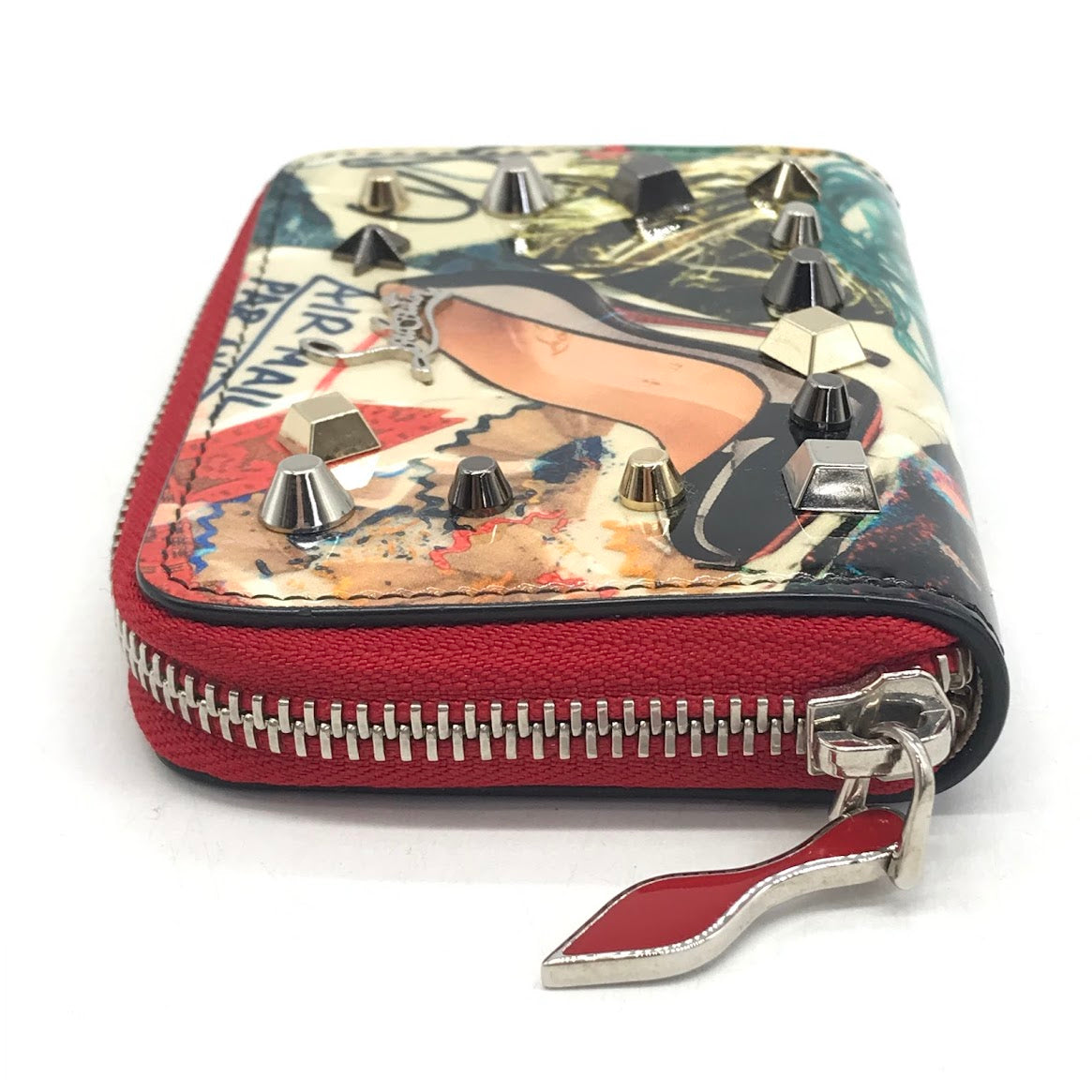 Christian Louboutin | クリスチャンルブタン PANETTONE パネトーネ マルチスタッズ パテントコインケース コインケース 3175139 マルチカラー【倉吉店】