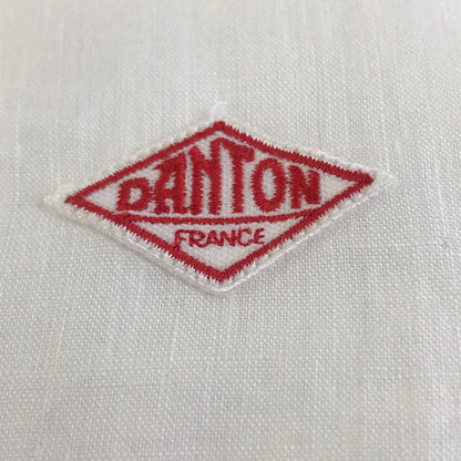Danton | ダントン リネン バンドカラーシャツ 長袖シャツ JD-3606 ホワイト サイズ：36【倉吉店】