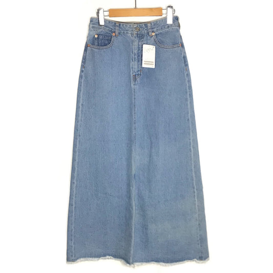 IENA SLOBE | イエナ スローブ LE DENIM ミッドフレアファイブポケットデニムマキシスカート ロングスカート 22-060-912-7000-1-0 ライトブルー サイズ：38【倉吉店】