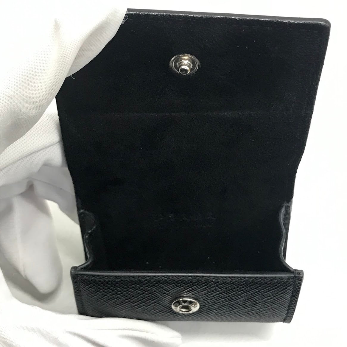 PRADA | プラダ サフィアーノ イヤフォンケース その他小物 2TT133 ブラック【倉吉店】