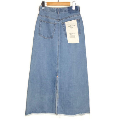 IENA SLOBE | イエナ スローブ LE DENIM ミッドフレアファイブポケットデニムマキシスカート ロングスカート 22-060-912-7000-1-0 ライトブルー サイズ：38【倉吉店】