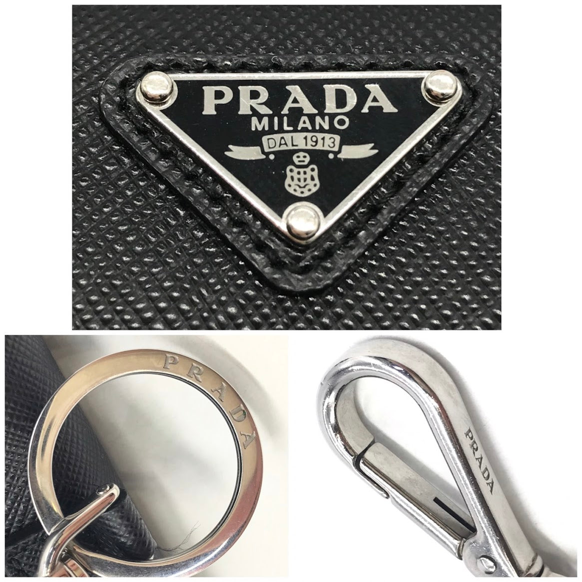 PRADA | プラダ サフィアーノ イヤフォンケース その他小物 2TT133 ブラック【倉吉店】