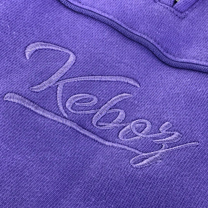 KEBOZ | ケボズ ハーフジップ スウェット パープル サイズ：XL【倉吉店】