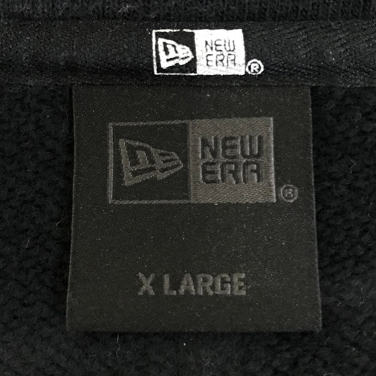 NEW ERA | ニューエラ BLACK LABEL　裏起毛 ハーフジップ スウェット スウェット ブラック サイズ：XL【倉吉店】
