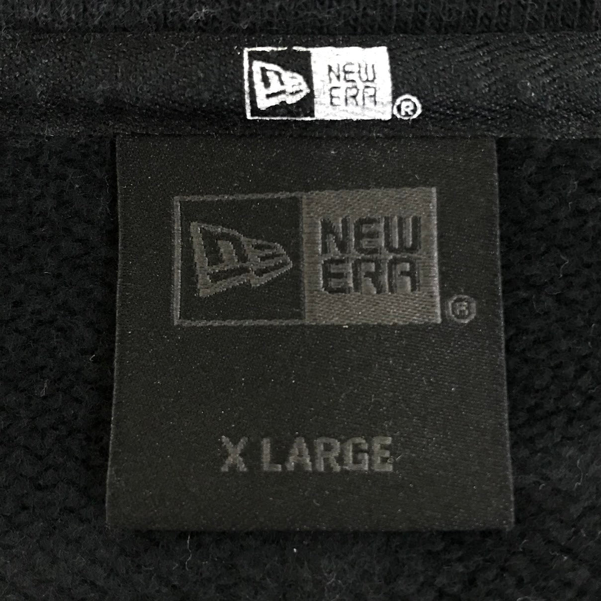 NEW ERA | ニューエラ BLACK LABEL　裏起毛 ハーフジップ スウェット スウェット ブラック サイズ：XL【倉吉店】
