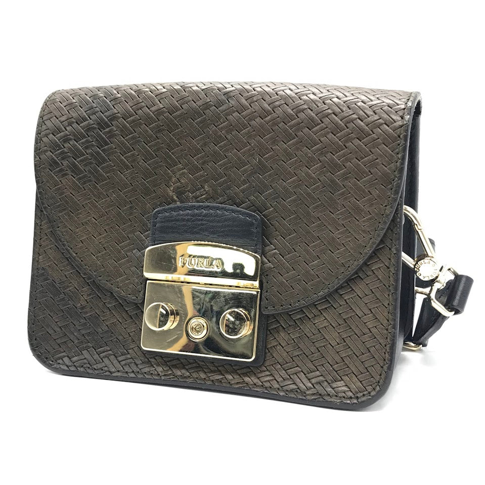 Furla | フルラ Metropolis GILDA CROSSBODY Bag メトロポリス ショルダーバッグ 246944 ブラウン【倉吉店】