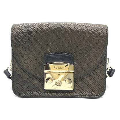 Furla | フルラ Metropolis GILDA CROSSBODY Bag メトロポリス ショルダーバッグ 246944 ブラウン【倉吉店】