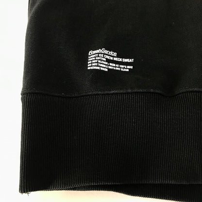 FreshService | フレッシュサービス LIGHT OZ CREW NECK SWEAT スウェット FSC243-70160B ブラック サイズ：M【倉吉店】
