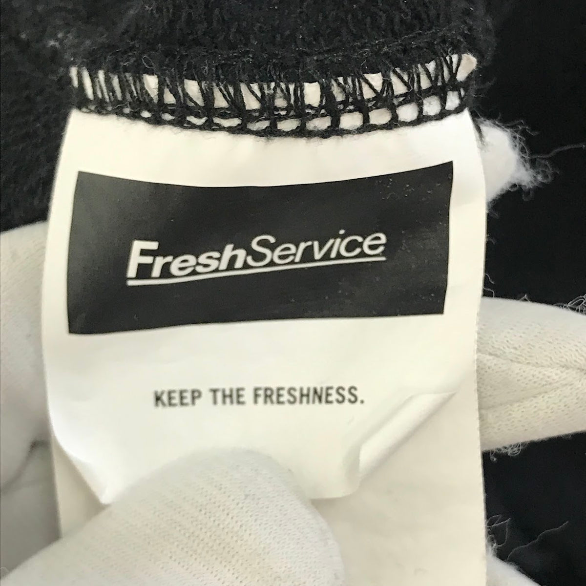 FreshService | フレッシュサービス LIGHT OZ CREW NECK SWEAT スウェット FSC243-70160B ブラック サイズ：M【倉吉店】