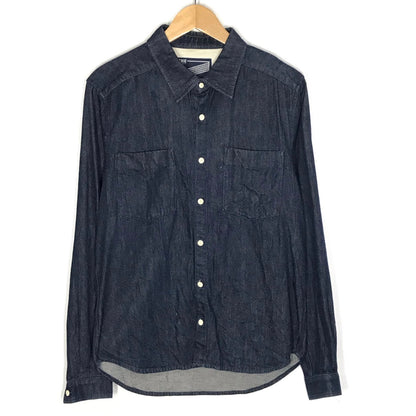 THE UNION | ザユニオン the fabric 長袖シャツ インディゴ サイズ：M【倉吉店】