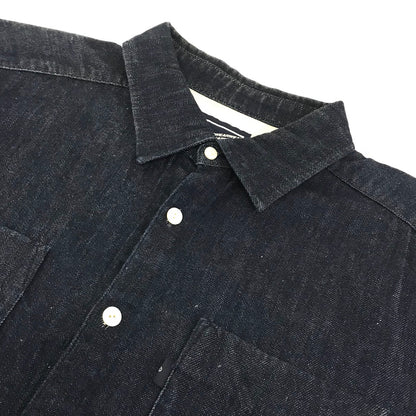 THE UNION | ザユニオン the fabric 長袖シャツ インディゴ サイズ：M【倉吉店】