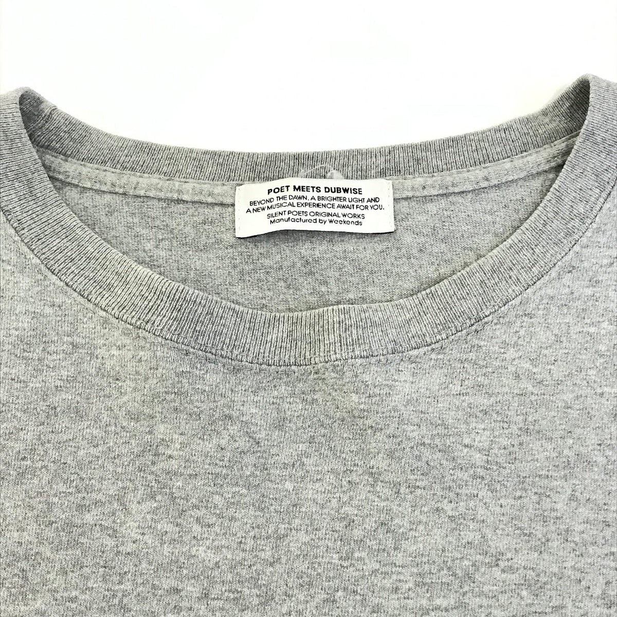 POET MEETS DUBWISE(ポエット・ミーツ・ダブワイズ) × ジェリーマルケス 長袖Ｔシャツ グレー サイズ：L【倉吉店】【代金引換不可・日時指定不可】【ポスト投函】