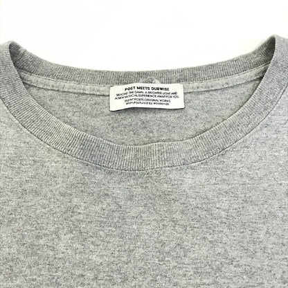 POET MEETS DUBWISE(ポエット・ミーツ・ダブワイズ) × ジェリーマルケス 長袖Ｔシャツ グレー サイズ：L【倉吉店】【代金引換不可・日時指定不可】【ポスト投函】