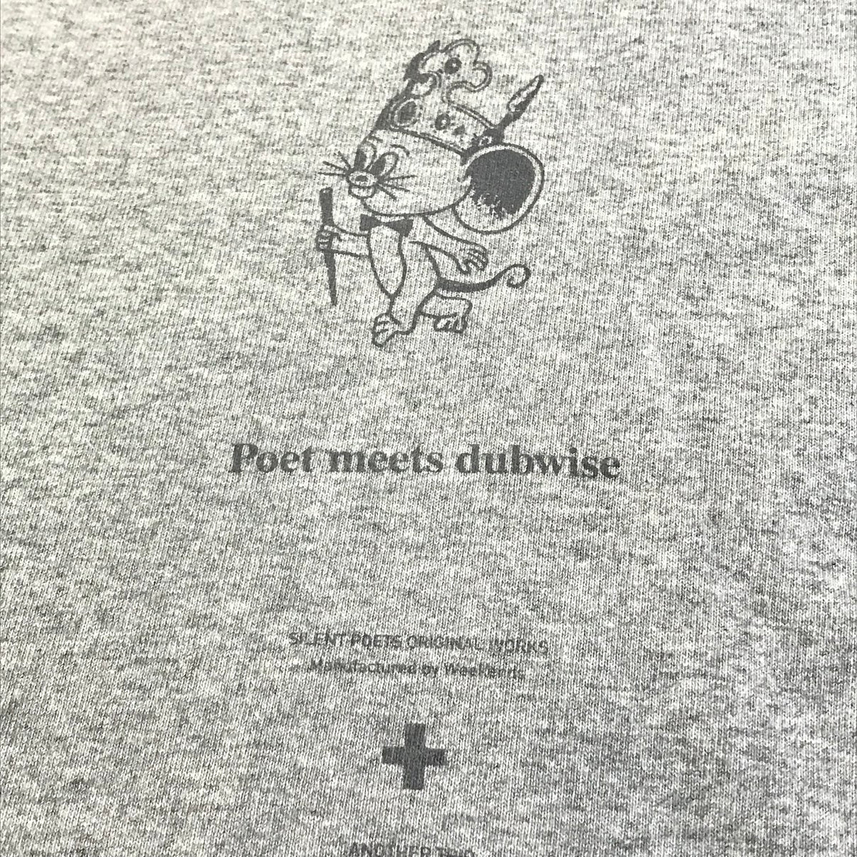 POET MEETS DUBWISE(ポエット・ミーツ・ダブワイズ) × ジェリーマルケス 長袖Ｔシャツ グレー サイズ：L【倉吉店】【代金引換不可・日時指定不可】【ポスト投函】