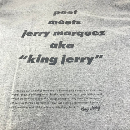 POET MEETS DUBWISE(ポエット・ミーツ・ダブワイズ) × ジェリーマルケス 長袖Ｔシャツ グレー サイズ：L【倉吉店】【代金引換不可・日時指定不可】【ポスト投函】