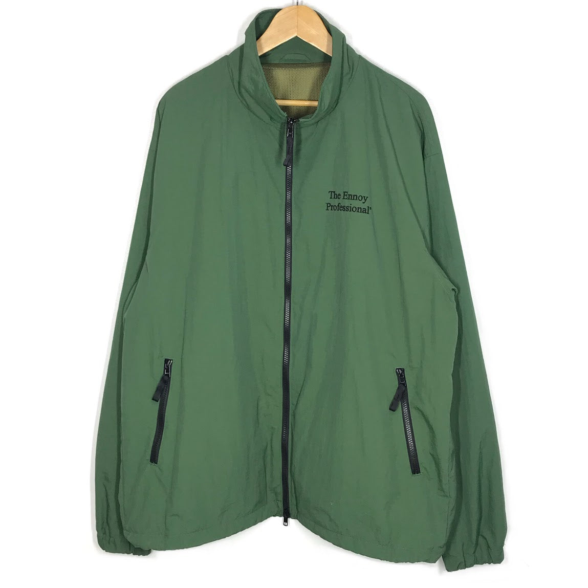The Ennoy Professional｜エンノイ　ナイロントラックジャケット ナイロンジャケット SS23BRENJK01LY グリーン サイズ：XXL【倉吉店】