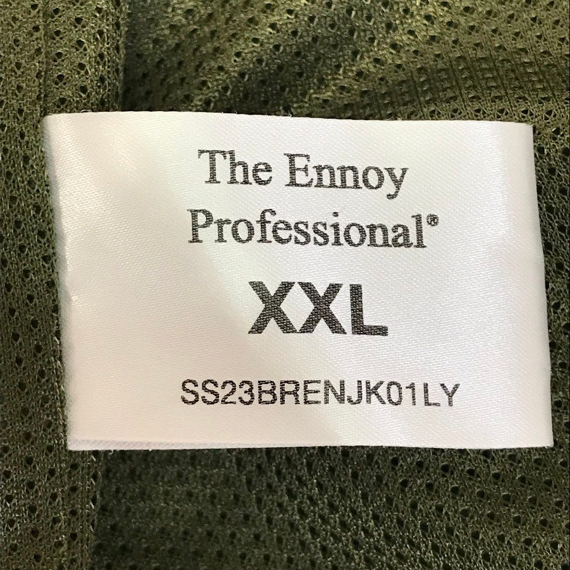 The Ennoy Professional｜エンノイ　ナイロントラックジャケット ナイロンジャケット SS23BRENJK01LY グリーン サイズ：XXL【倉吉店】