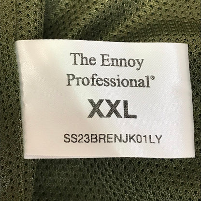 The Ennoy Professional｜エンノイ　ナイロントラックジャケット ナイロンジャケット SS23BRENJK01LY グリーン サイズ：XXL【倉吉店】