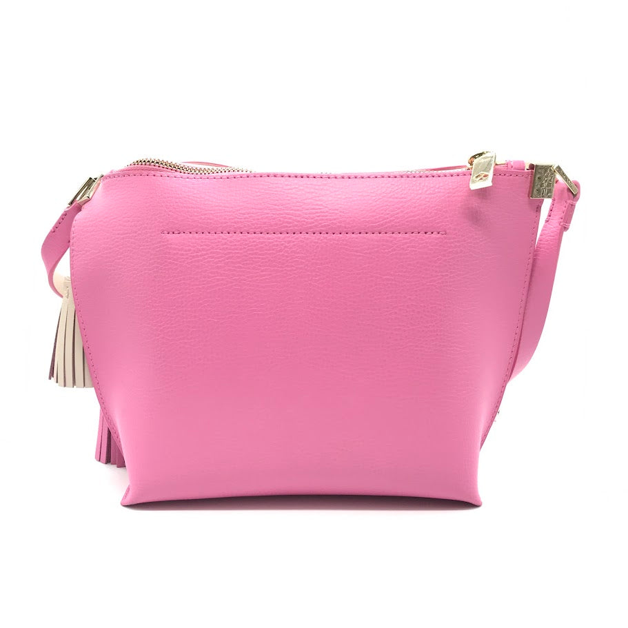 kate spade NEW YORK | ケイトスペードニューヨーク レザー タッセルチャーム付き Foster Court Pepper ショルダーバッグ WKRU3831 ピンク【倉吉店】