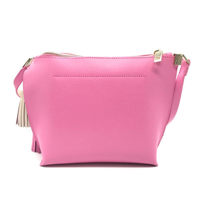 kate spade NEW YORK | ケイトスペードニューヨーク レザー タッセルチャーム付き Foster Court Pepper ショルダーバッグ WKRU3831 ピンク【倉吉店】