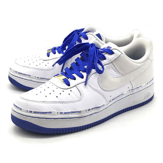 NIKE | ナイキ ×Uninterrupted (アンインターラプティド) 19AW AIR FORCE 1 'White/Lapis Blue' スニーカー CQ0494-100 ホワイト 28cm【倉吉店】