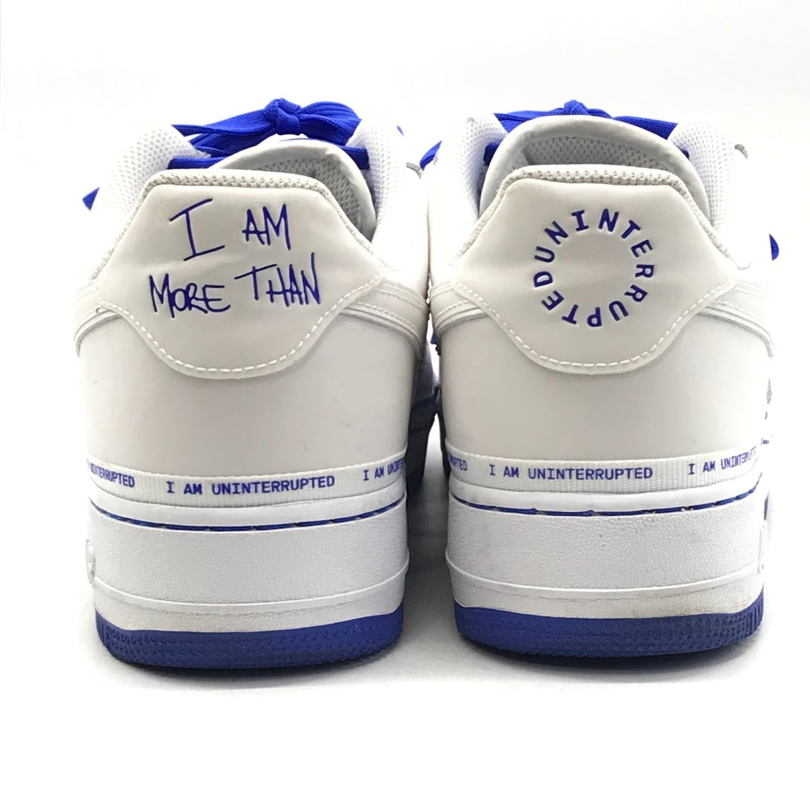 NIKE | ナイキ ×Uninterrupted (アンインターラプティド) 19AW AIR FORCE 1 'White/Lapis Blue' スニーカー CQ0494-100 ホワイト 28cm【倉吉店】